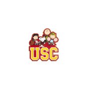 USC Trojans Cardinal Snoopy Peanuts Gang Cheer Pin